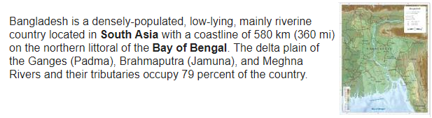 where is bangladesh located geographically